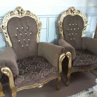 مبل دست دو.توافقی. ۹ نفره سلطنتی. با ویترین.|مبلمان خانگی و میز عسلی|خمینی‌شهر, |دیوار