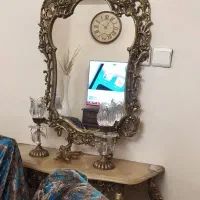 آینه و کنسول برنجی