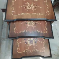 میز عسلی سه تکه معرق