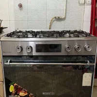 اجاق گاز طرح فر تمام استیل