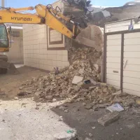 تخریب کاران جزی وکلی ساختمان زنگان حمل نخاله