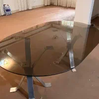 میز ناهار خوری شیشه ای