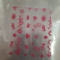 سلفون لبه چسبدار طرحدار سایز ۱۰×۱۰ خارجی چاپی