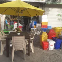 صندلی، میز، سبد، سطل، سایبان|میز و صندلی غذاخوری|کرج, شهرک نهال و بذر|دیوار