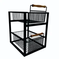 نظم دهنده کابینت دو طبقه کشویی کد 072