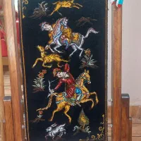 تابلو فرش دست بافت دارچوبک