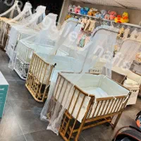 گهواره سنتی سیسمونی نوزاد تخت کنار مادر تولد مدلw