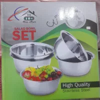 ۲ دست سرویس آبکش و لگن استیل