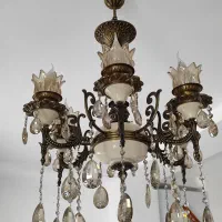 لوستر کلاسیک در حد نو بسیار تمیز و سالم