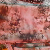 چادر رنگی نگین ثابت.طرح پوست ماری.طرح حریر|لباس|مشهد, طبرسی شمالی|دیوار