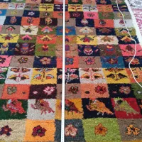 گبه|گلیم، جاجیم، گبه|اصفهان, نقش جهان|دیوار