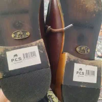 کفش چرمی اصلی یکبار پوشیده شده