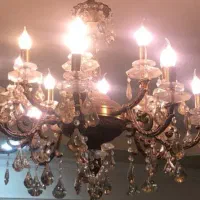 لوستربرنز ۱۶ شاخه|لوستر و چراغ آویز|اصفهان, طامه|دیوار