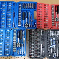 اچار و جعبه بکس ۶۱ پارچه جدید فرز انگشتی بادی|ابزارآلات|اصفهان, پوریای ولی|دیوار