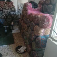 پشتی شاه نشین اصل ترمه|پشتی|خمینیشهر, |دیوار