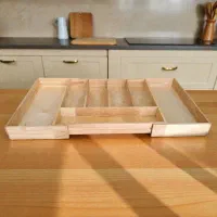 جا قاشقی کشویی ( چوب رابروود)