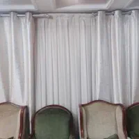 پرده پذیرایی و اتاق خواب