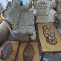 مبل تمام چوب گردو