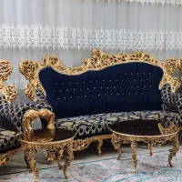 مبلمان سلطنتی بسیار شیک و شکیل با میز|مبلمان خانگی و میز عسلی|قم, شاه سید علی|دیوار