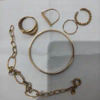 النگو دستبند و انگشتر طلا