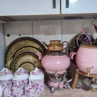 سماور گازی صورتی