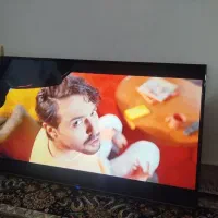 تلویزیون ۴۳اینج شکسته با کارتن