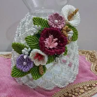 گلدان مکرومه