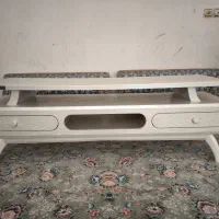 میز تلویزیون،ساعت ،بوفه،آیینه و شمعدان
