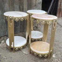 میز تلفن برنزی