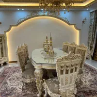 مبلمان سوپر لوکس ( رزسفید ترکیه ای  )|مبلمان خانگی و میز عسلی|چهاردانگه (تهران), |دیوار