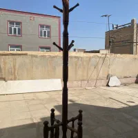 آویز لباس ایستاده چوبی نو