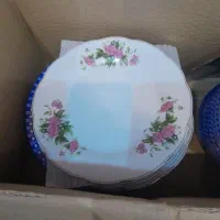 بشقاب گل سرخ و میلامین