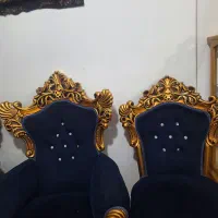 مبل سلطنتی ۹ نفره سالم|مبلمان خانگی و میز عسلی|قم, چهل درخت|دیوار