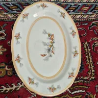 دیس گل کاجی قدیمی و بشقاب عسلی