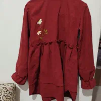 تونیک مخمل کبریتی درحدنو