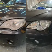 شفاف سازی چراغ از 350 پولیش بدنه 1500 تا 2500