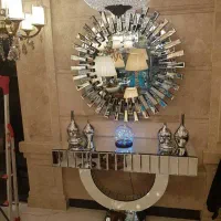 آینه کنسول سه بعدی کار دست طرح خورشیدی ترندی