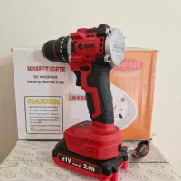 دریل شارژی 21 ولت ادون ادن 2 باطری (چکشی) بالوازم