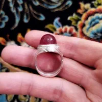 انگشتر نقره سنگ عقیق رکاب ری احمد اصل