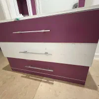 دراور ۳ کشو عمیق و  میز آرایش