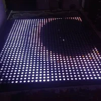 استیج رقص و گل آرایی