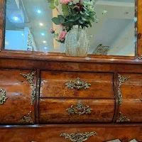 آیینه کنسول برنزکاری جنس مازول کاملا نو|بوفه، ویترین، کنسول|اهر, |دیوار