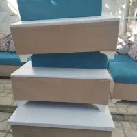 مبل هفت نفره با سه عدد میز جلو مبلی|مبلمان خانگی و میز عسلی|رزن, |دیوار