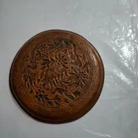 سینی قلم زنی قدیمی و چند سنگ مشکوک به شهابسنگ|کلکسیون اشیاء عتیقه|تهران, ایران|دیوار