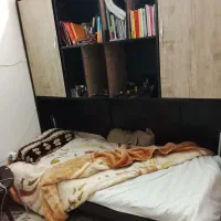 تخت تاشو نوجوان +کمد +کتابخانه