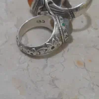 انگشتر عقیق دوپوس باباقوری زبرجد|جواهرات|کاشان, فاز ۲ ناجی آباد|دیوار