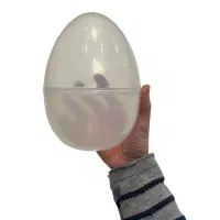 پوکه تخم مرغ شانسی شفاف (قطر 14 و ارتفاع 20 سانت)