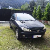 206 فرانسوی مدل 82 دو برگ سند|خودرو سواری و وانت|چالوس, |دیوار