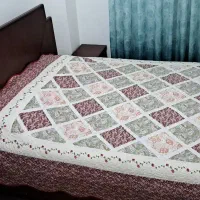 سرویس کامل تخت خواب ۲نفره ماهگونی رنگ تمام چوب|تخت و سرویس خواب|تهران, ارم|دیوار