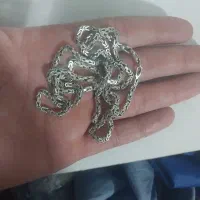 زنجیر نقره ۷۰ سانتی